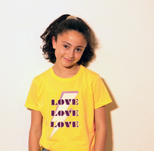 Load image into Gallery viewer, Love Kids Tee in Yellow